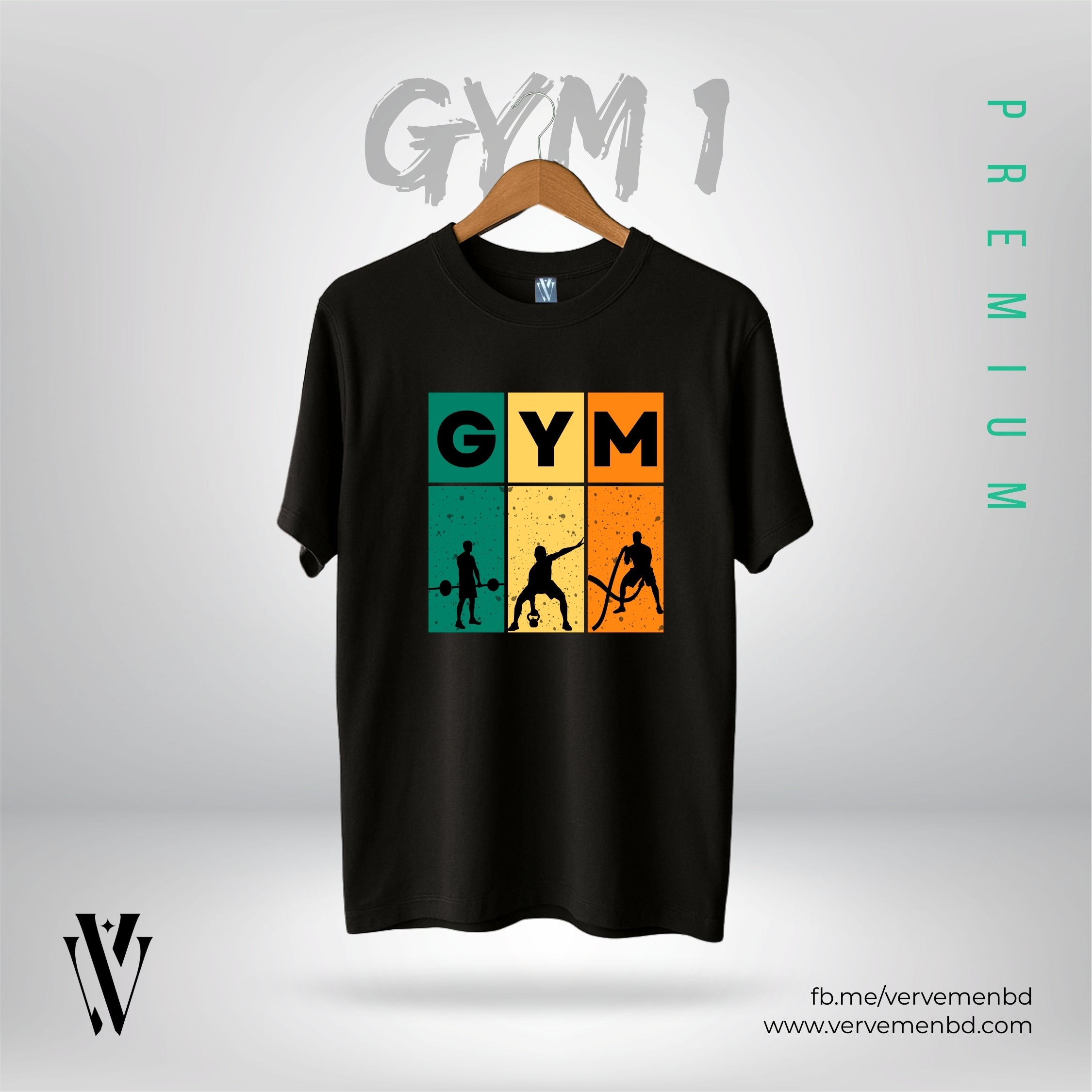 Half Sleeve Tshirt - Gym 1