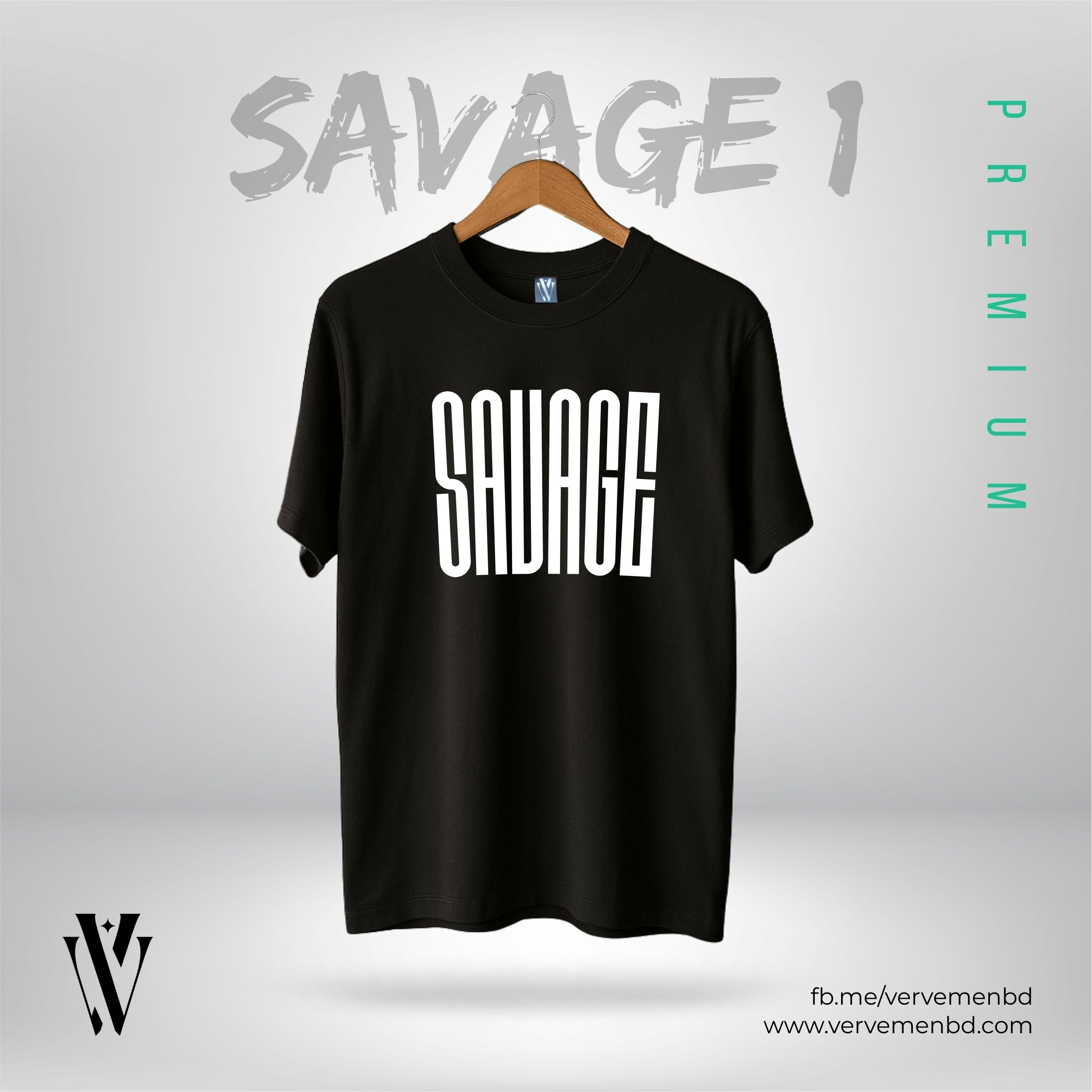 Half Sleeve Tshirt - Savage 1