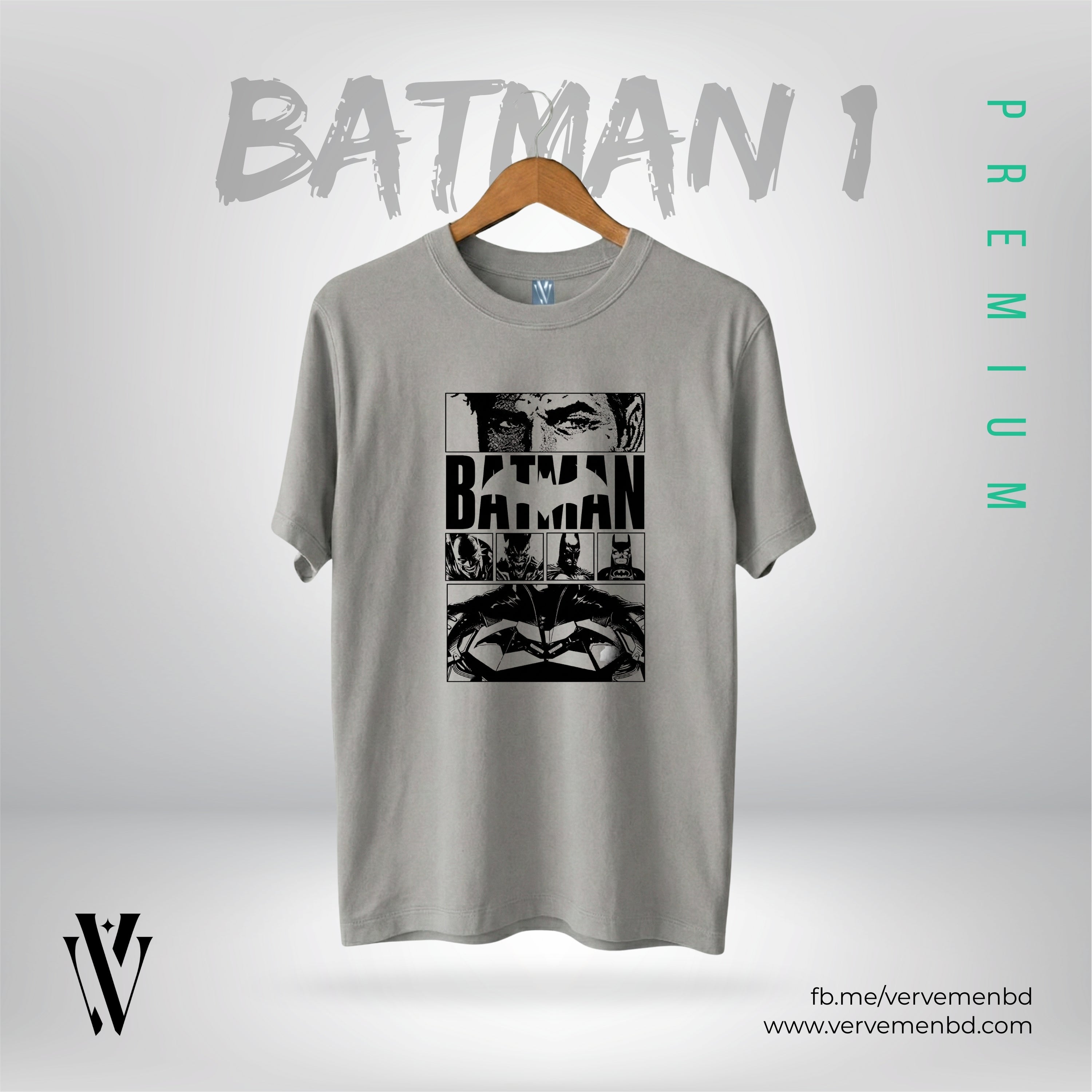 Half Sleeve Tshirt - Batman 1