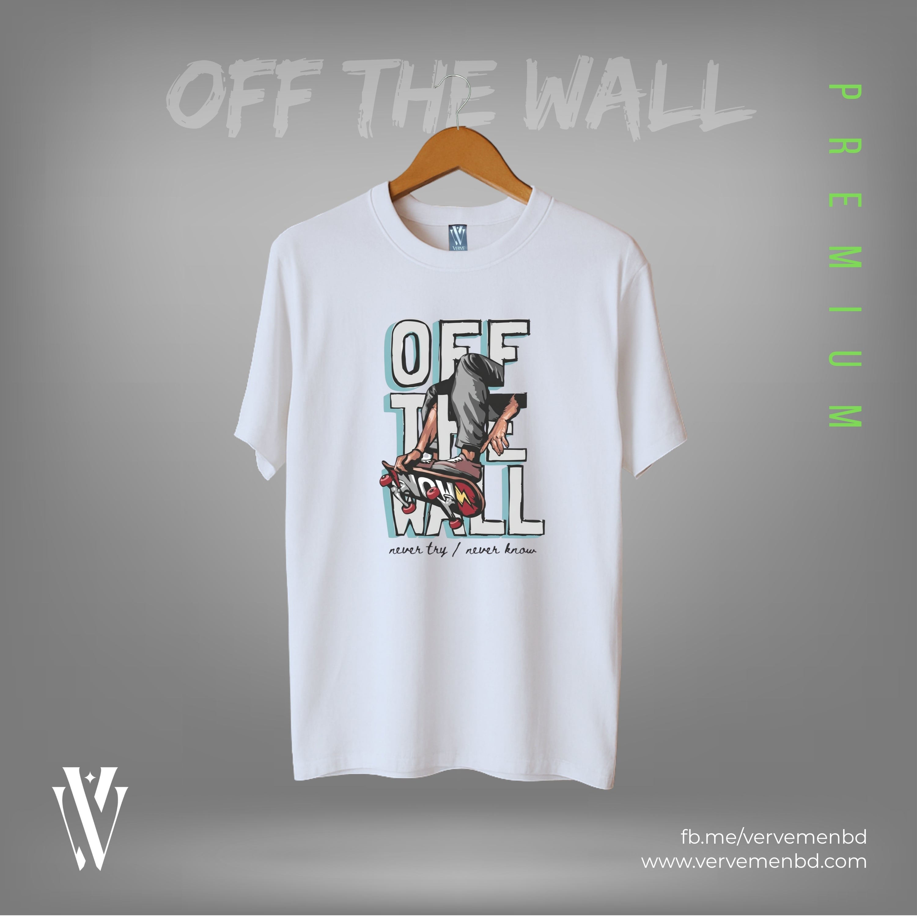 Half Sleeve Tshirt - Off The Wall