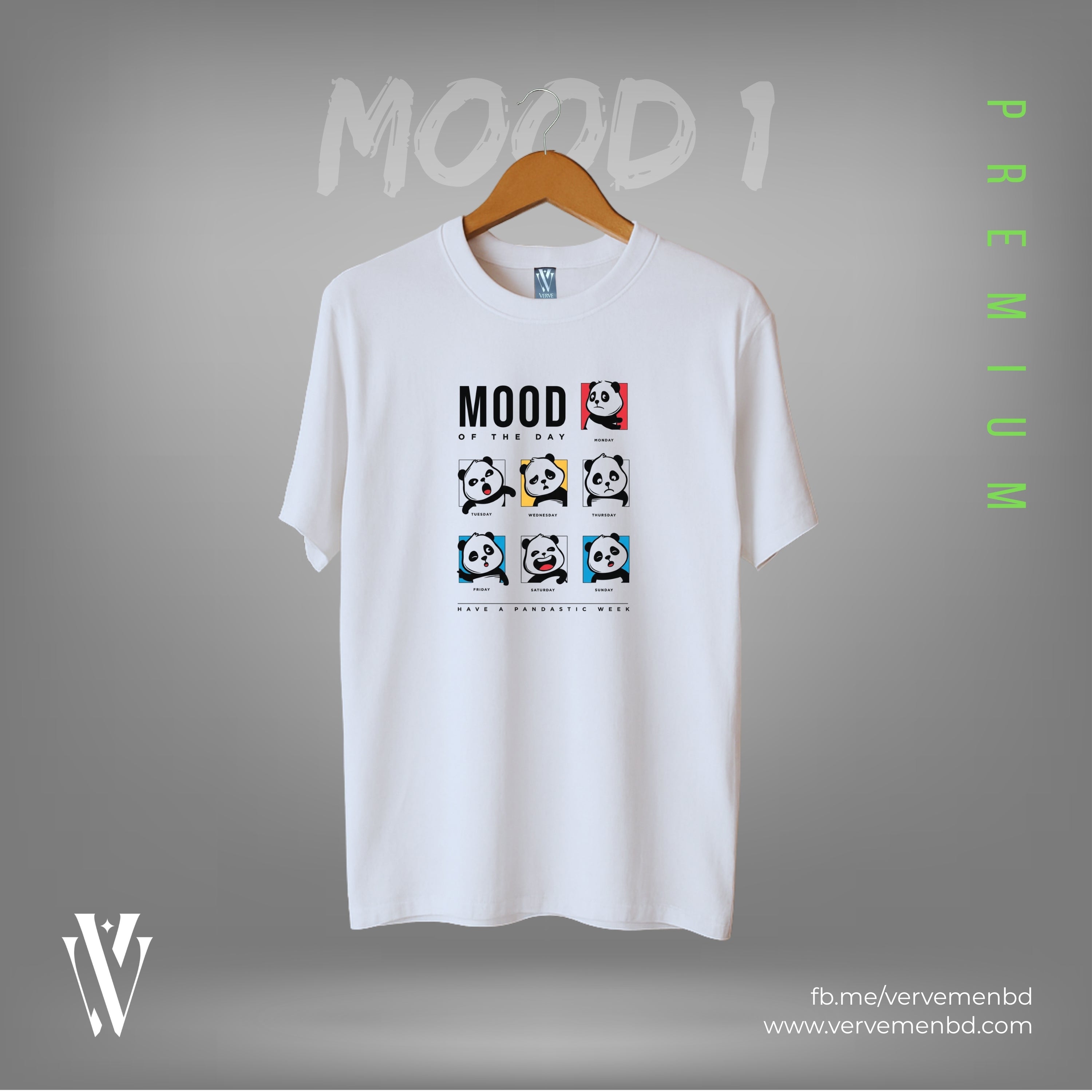 Half Sleeve Tshirt - Mood 1