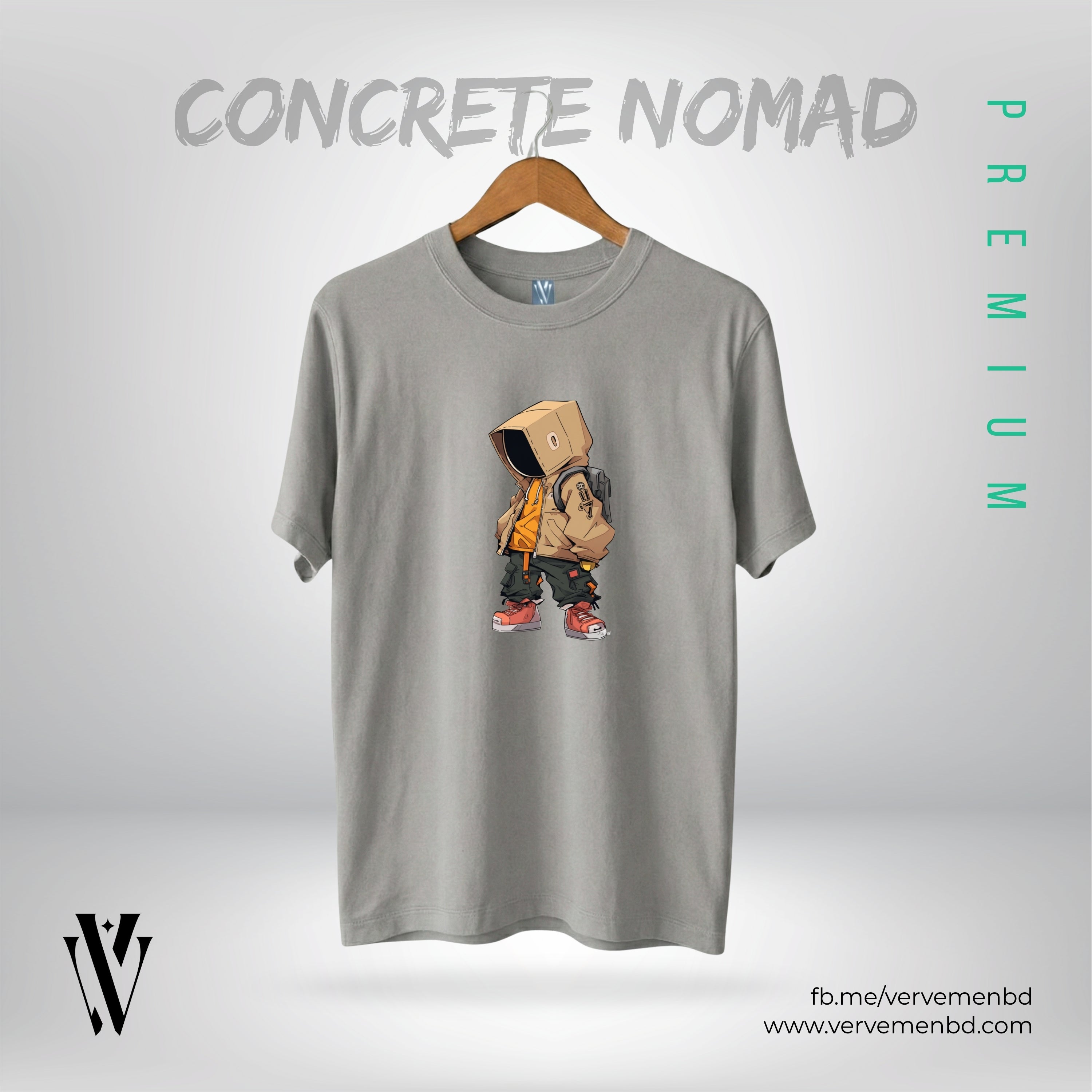 Half Sleeve Tshirt - Concrete Nomad