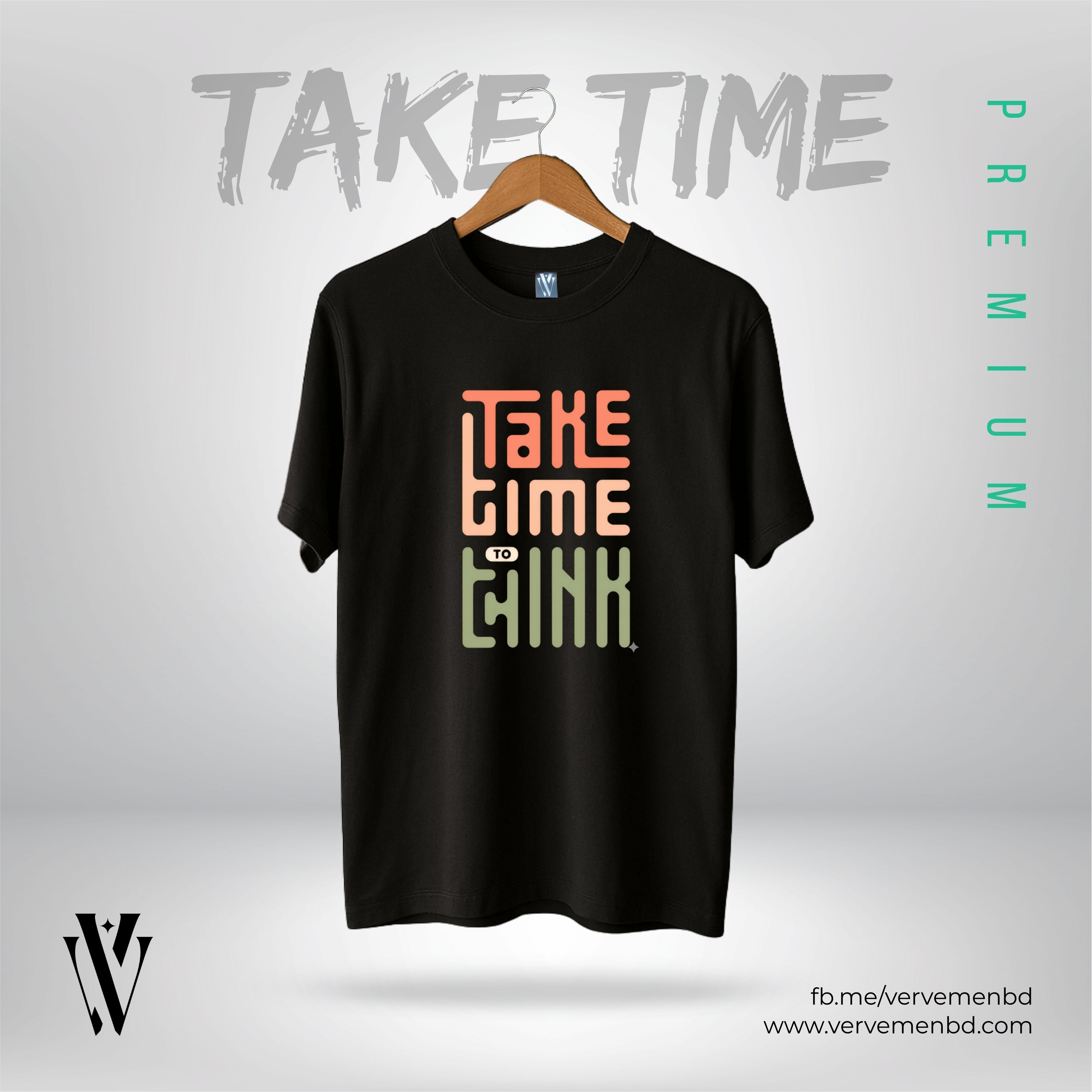 Half Sleeve Tshirt - Take Time