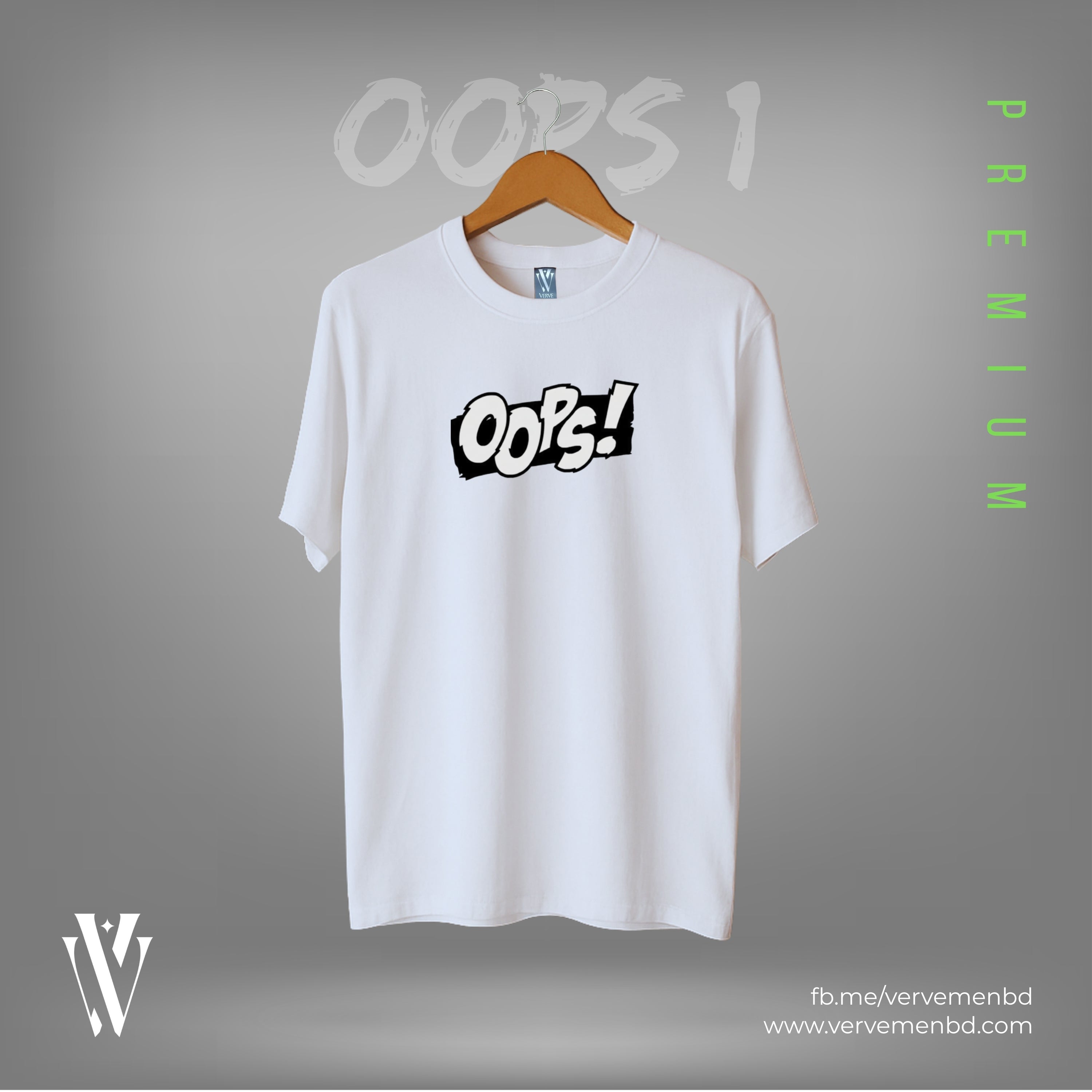 Half Sleeve Tshirt - Oops 1