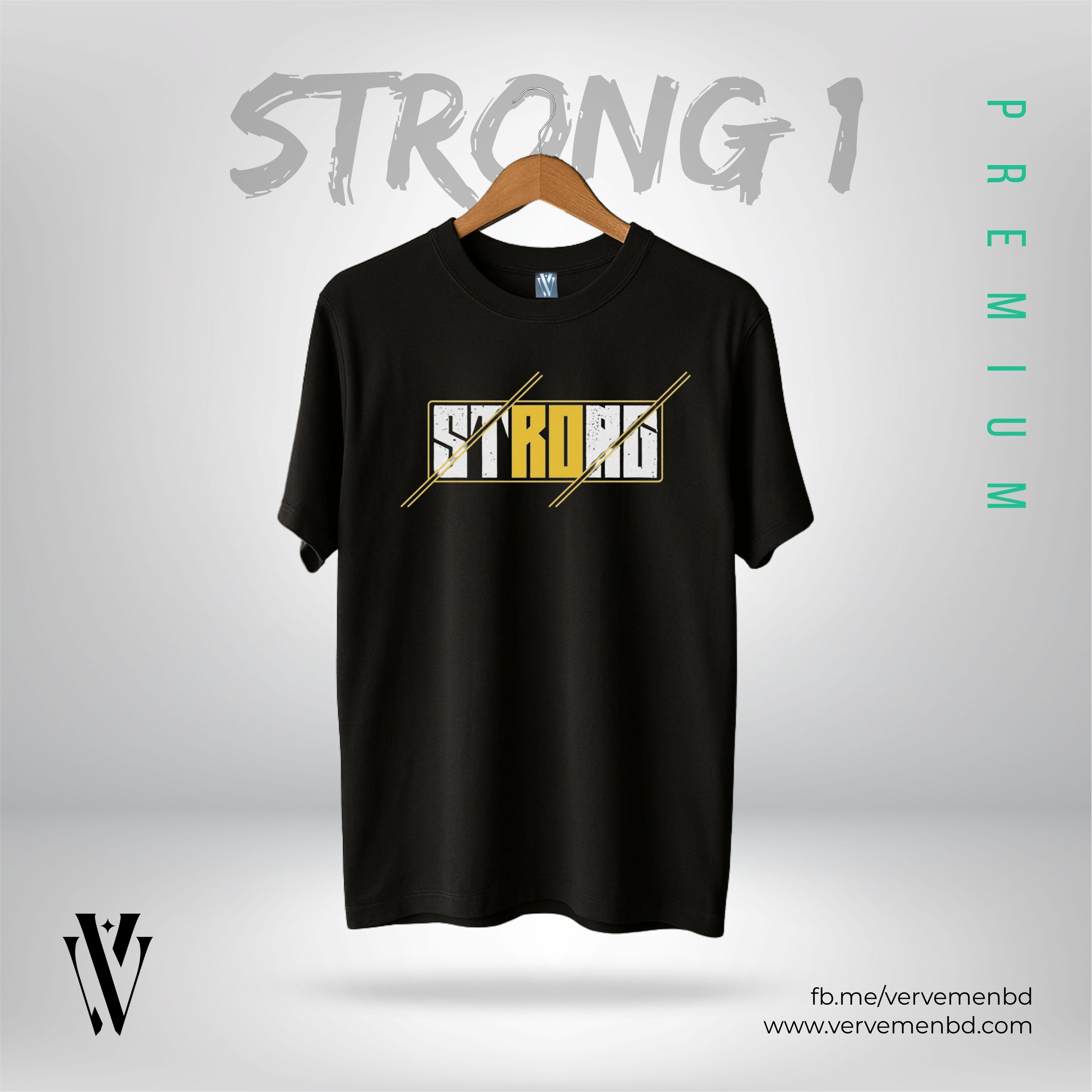 Half Sleeve Tshirt - Strong 1