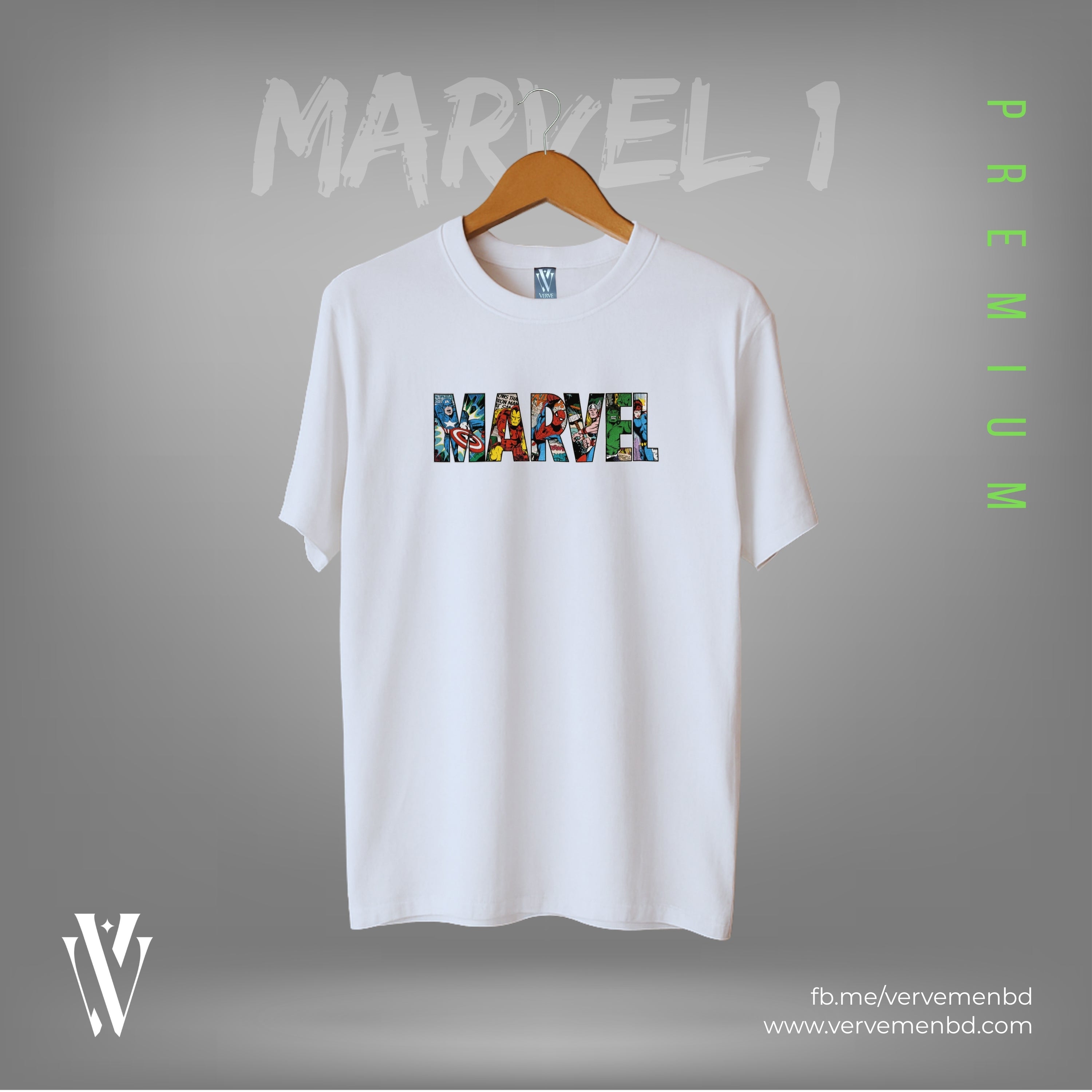 Half Sleeve Tshirt - Marvel 1
