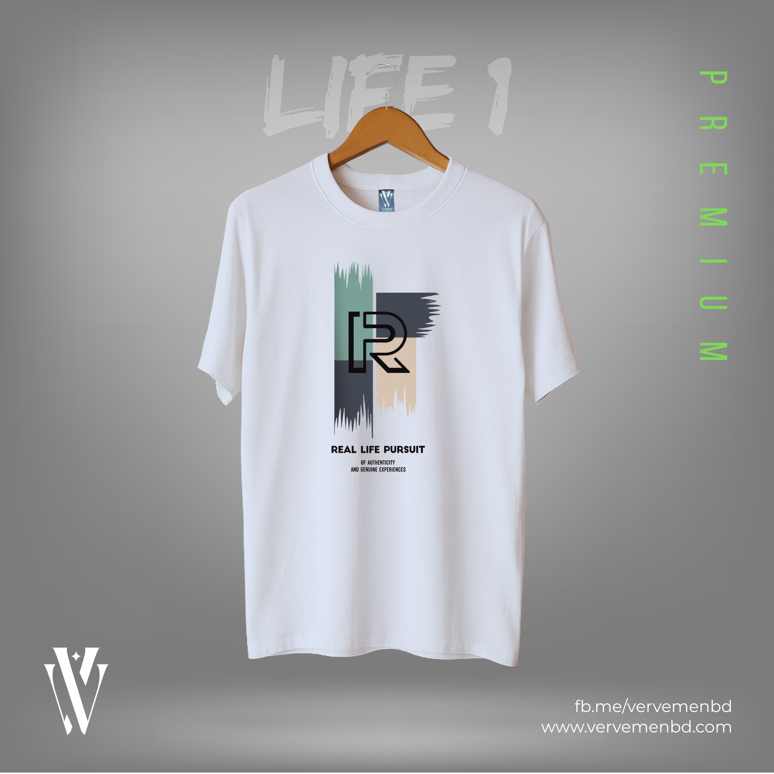Half Sleeve Tshirt - Life 1