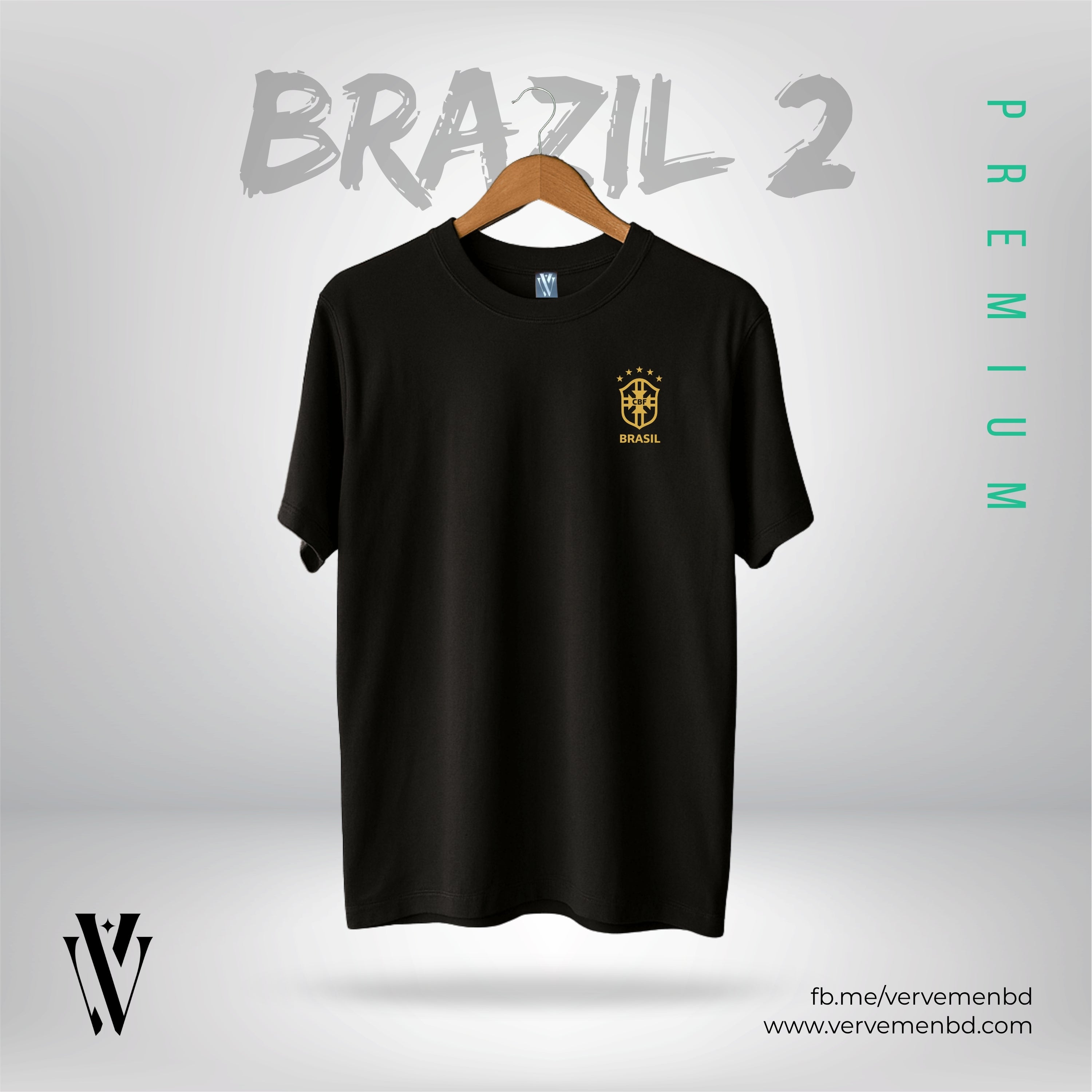 Half Sleeve Tshirt - Brazil 2