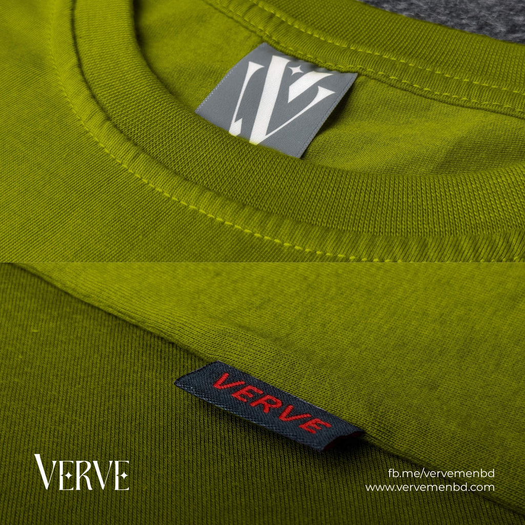 Half Sleeve Solid Tshirt - Citrus Green