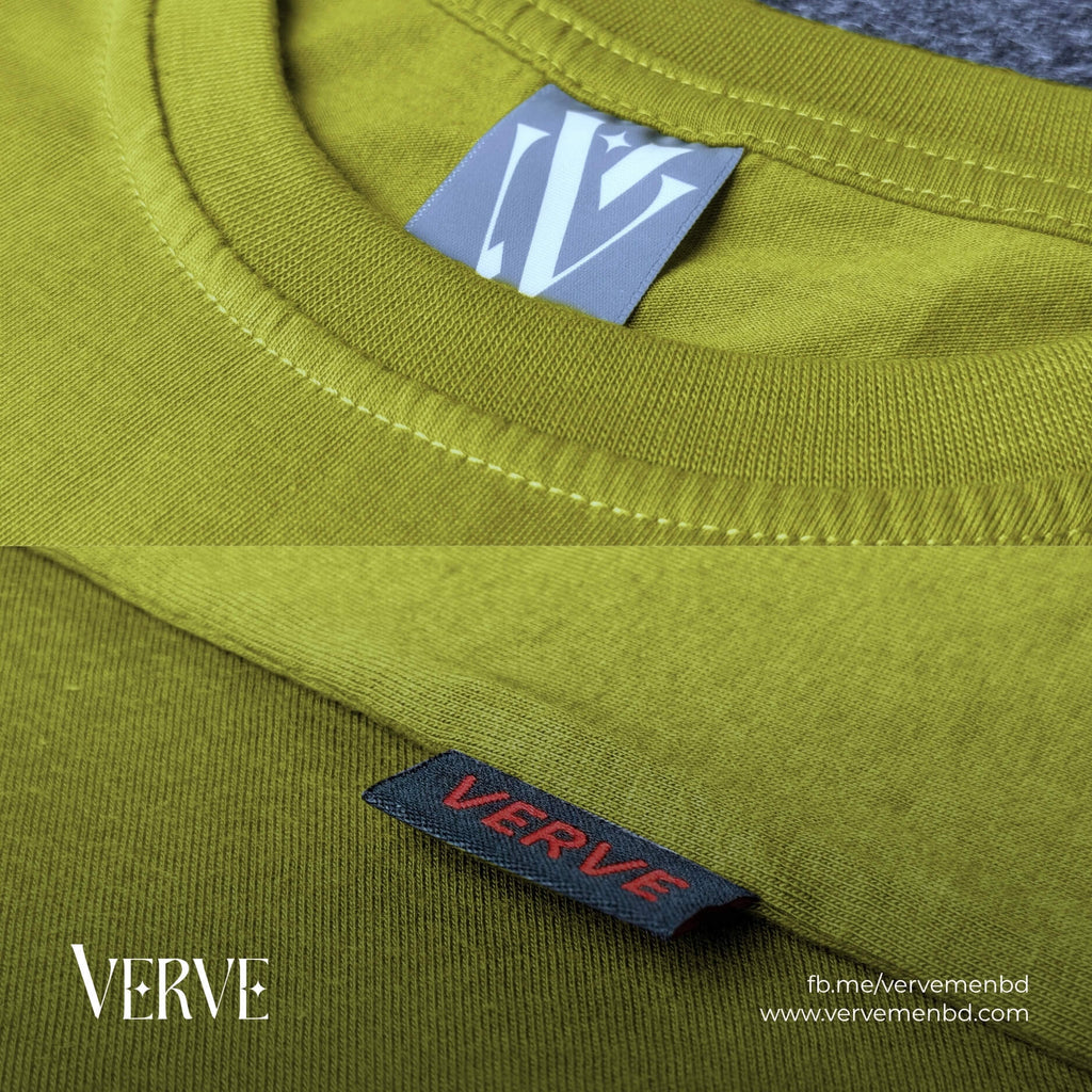 Half Sleeve Solid Tshirt - Neon Yellow