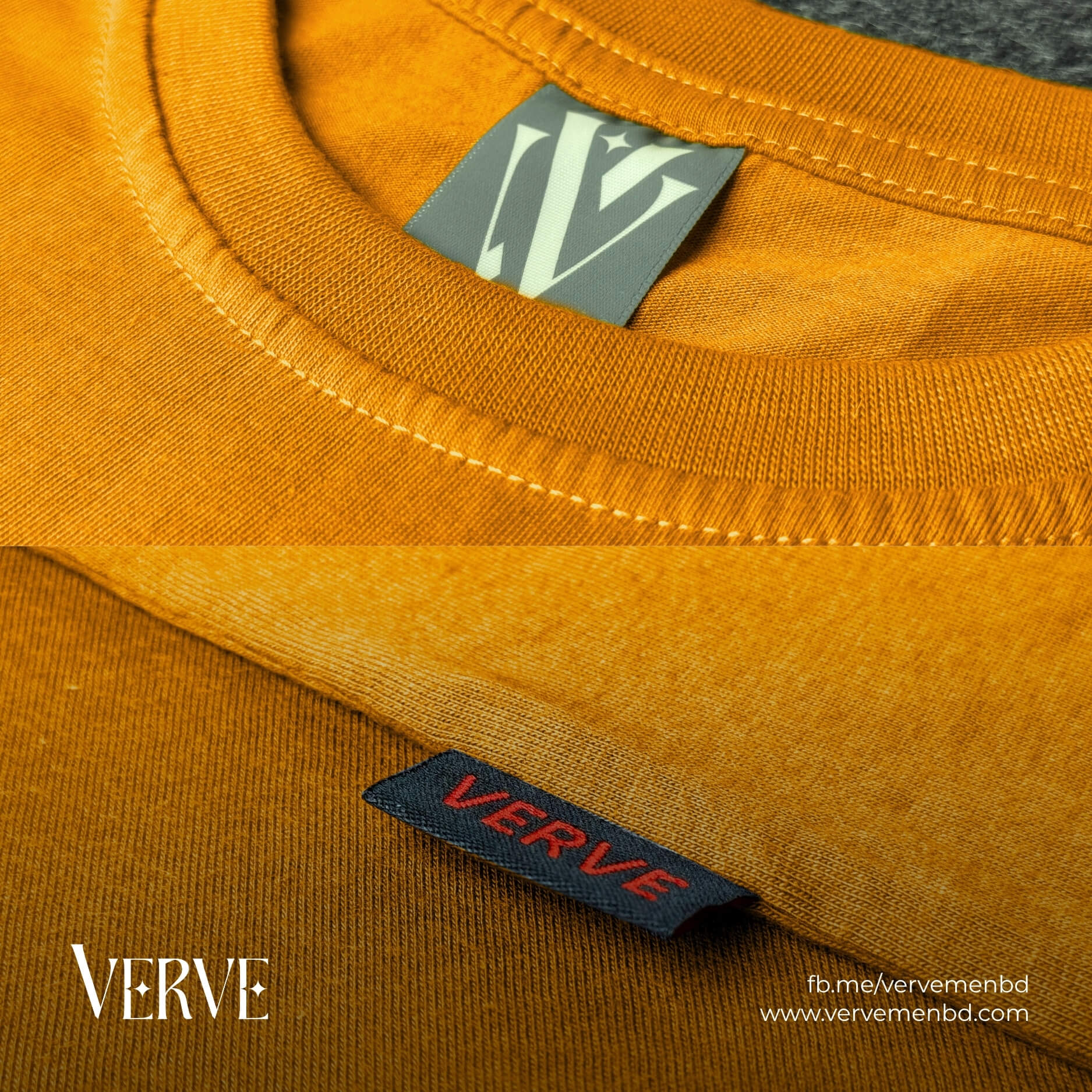 Half Sleeve Solid Tshirt - Orange