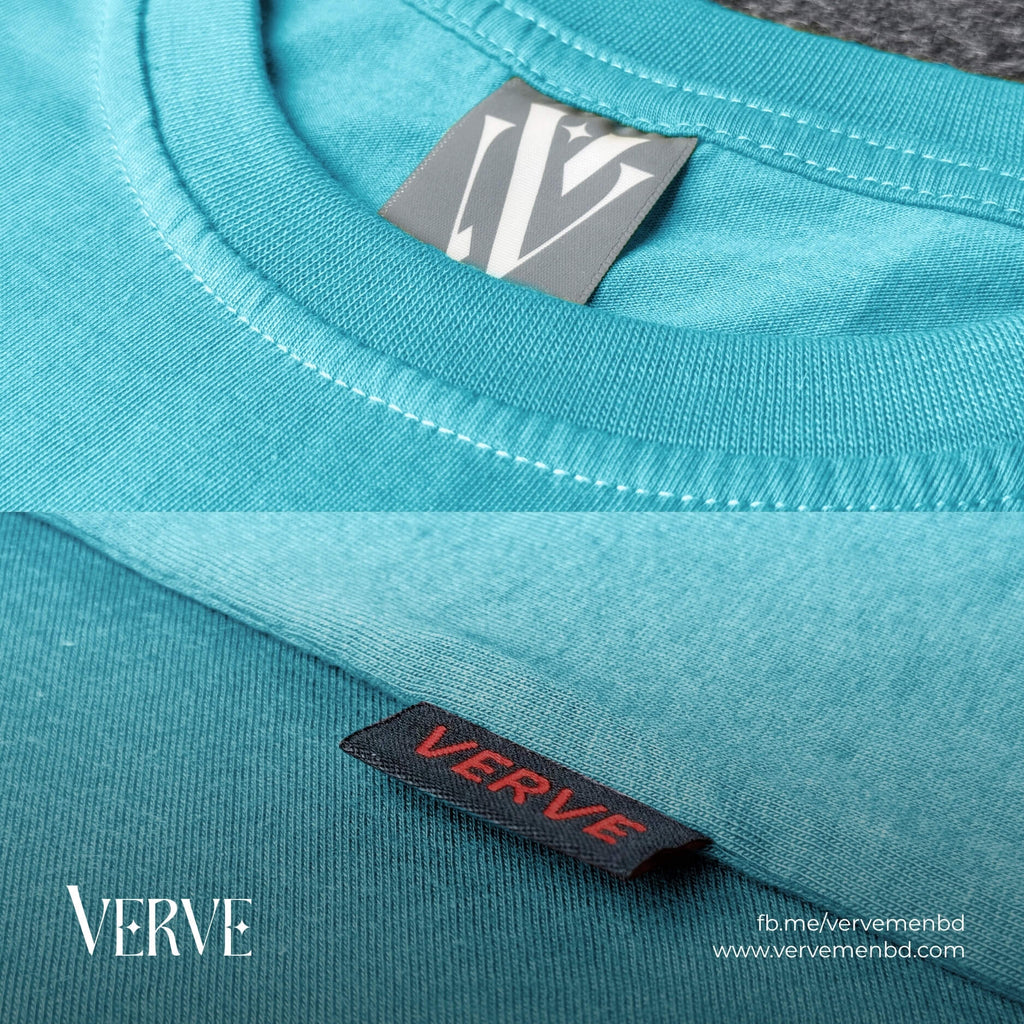 Half Sleeve Solid Tshirt - Sky Blue
